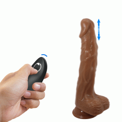 Vibrador con Testiculos Beautiful Encounter con Control Remoto