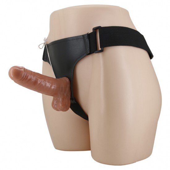 Arnés Doble con Vibrador Ultra