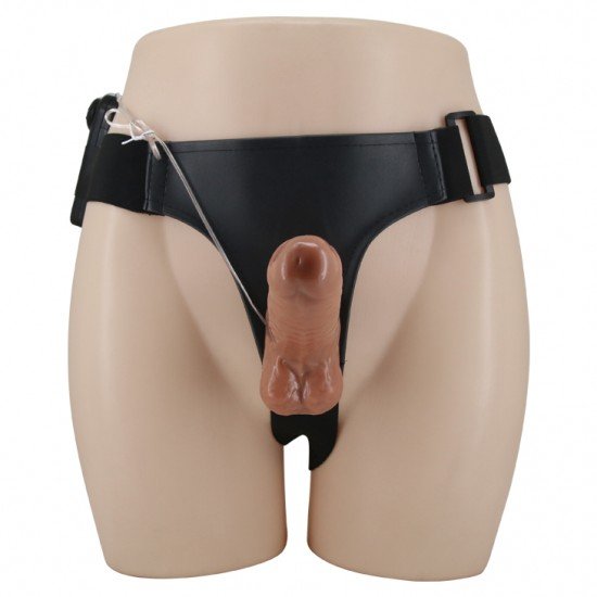 Arnés Doble con Vibrador Ultra