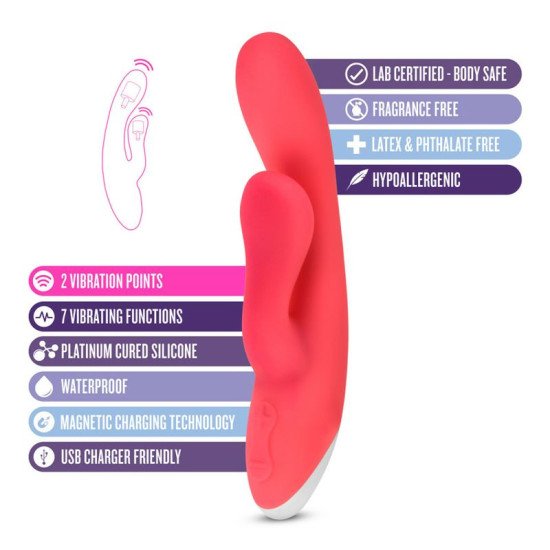 Vibrador Recargable Hop - Trix - Cerise