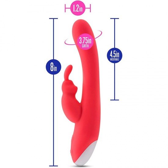 Vibrador Recargable Hop - Rave Rabbit - Cerise