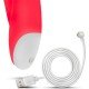 Vibrador Recargable Hop - Rave Rabbit - Cerise