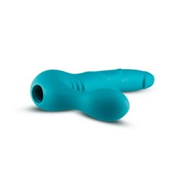 Arnés Doble Penetración Temptasia - Luna - Strapless Silicone Dildo - Teal