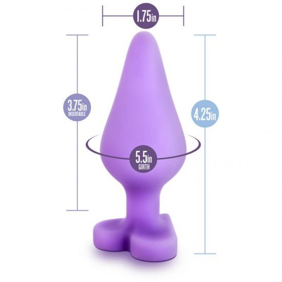 Plug Anal Play With Me - Naughtier Candy Heart - Fuck Me - Purple