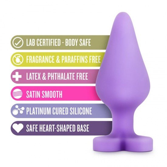 Plug Anal Play With Me - Naughtier Candy Heart - Fuck Me - Purple