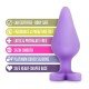 Plug Anal Play With Me - Naughtier Candy Heart - Fuck Me - Purple