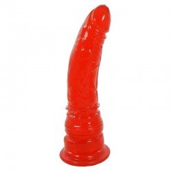 Pene Curvo - Consolador con Ventosa Jelly