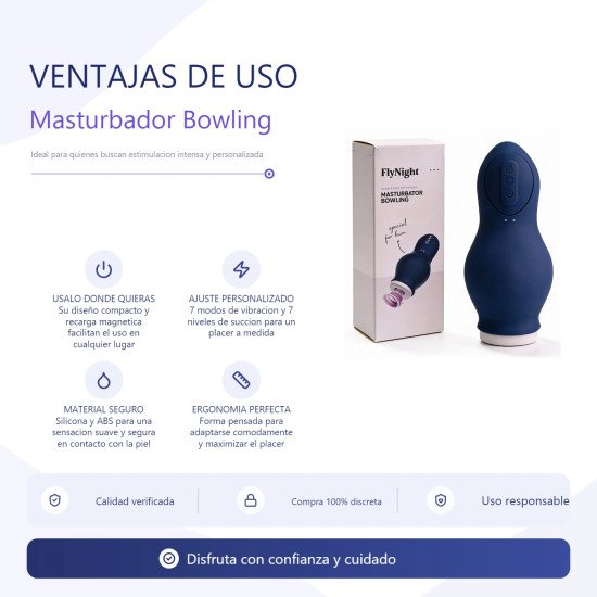 Masturbador Bowling Blue