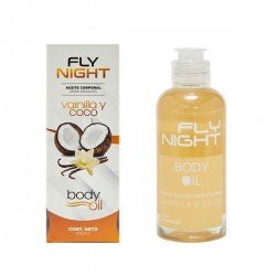 Aceite Para Masajes Aroma Vainilla & Coco Fly Night 100 ml.