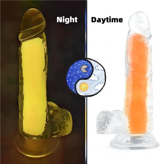 Dildo Neonflux Orange - Brilla En La Oscuridad