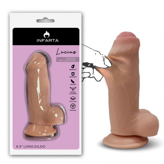 Consolador Realistico Double Layer Dildo Lucius