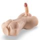 Torso Realistico con Consolador y Vibrador Rudeboy