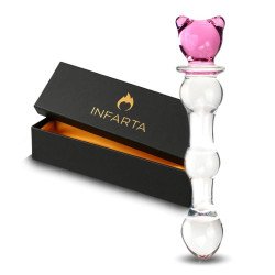 Dilatador Anal Vidrio Glass Anal Dildo Majestic Glow