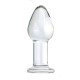 Plug Anal Vidrio Glass Anal Plug Crystal Drop