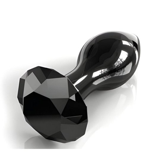 Plug Anal Vidrio Glass Anal Plug Dark Obsidian