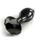 Plug Anal Vidrio Glass Anal Plug Dark Obsidian