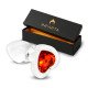 Plug Anal Vidrio Glass Rosso Cuore Small