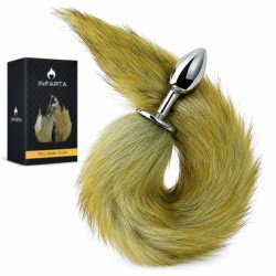 Plug Anal con Cola de Zorro Tail Metal Small Fox