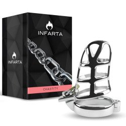 Jaula De Castidad Chastity Sentinel Metal Medium