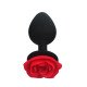 Plug Anal Flower Silicone Medium Red