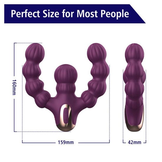 Vibrador Doble Penetración Parejas Syntora