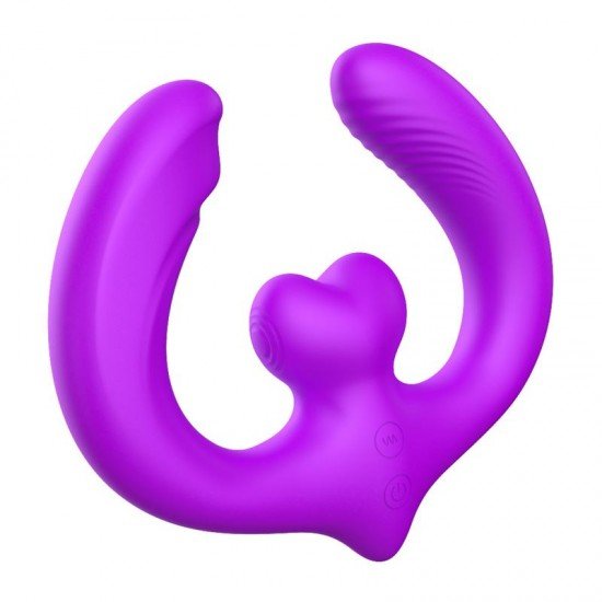 Vibrador Doble Penetración Parejas Lovora