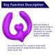 Vibrador Doble Penetración Parejas Lovora