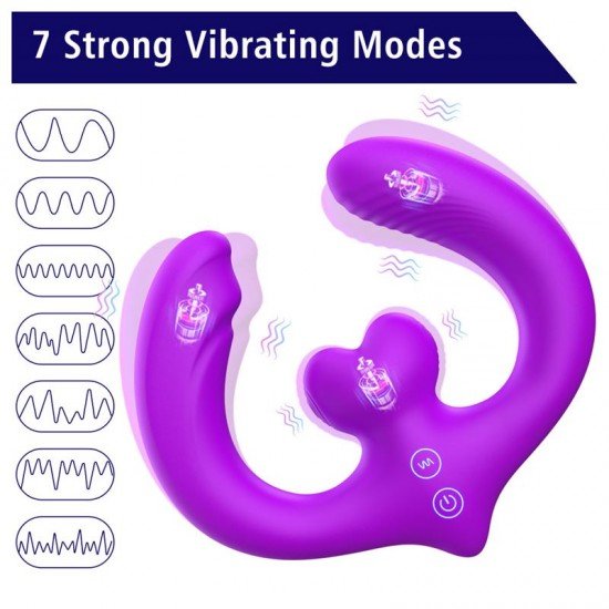 Vibrador Doble Penetración Parejas Lovora