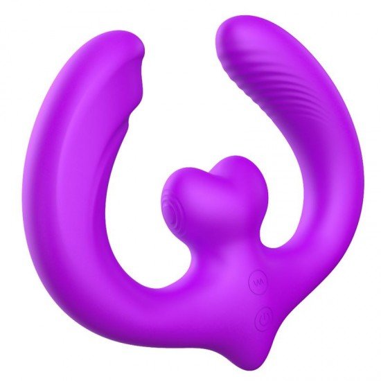 Vibrador Doble Penetración Parejas Lovora