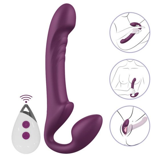 Arnés Doble Penetración de Silicona Strap-On Qylon