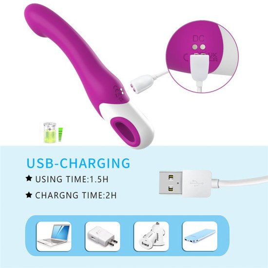 Vibrador Punto G Recargable Luvix