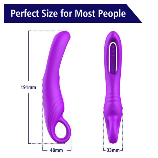 Vibrador Punto G Recargable Slapping Vibrator Tappy G