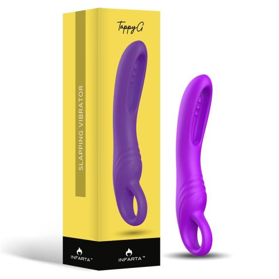 Vibrador Punto G Recargable Slapping Vibrator Tappy G