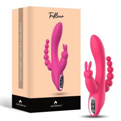 Vibrador Rabbit de Silicona Recargable Trifleur