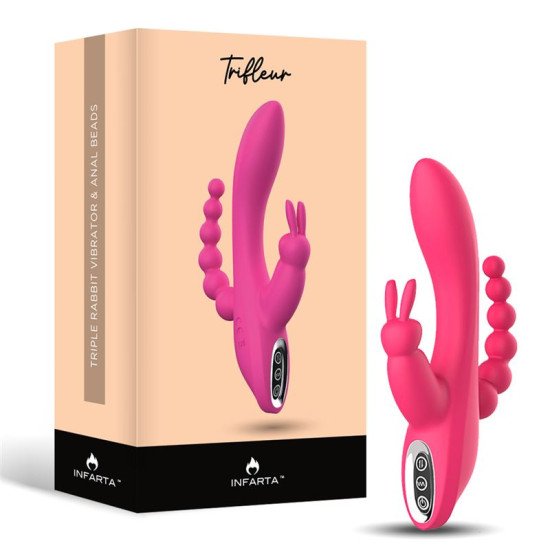 Vibrador Rabbit de Silicona Recargable Trifleur