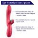Vibrador Punto G Recargable con Flapping Tickler Douce Tap