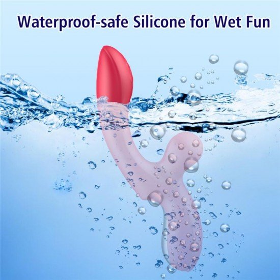 Vibrador Punto G Recargable con Flapping Tickler Douce Tap
