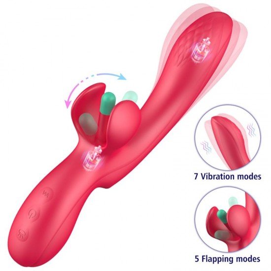 Vibrador Punto G Recargable con Flapping Tickler Douce Tap