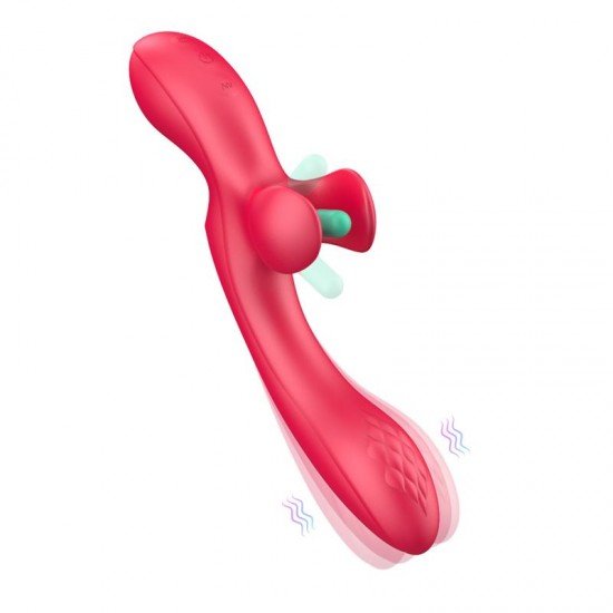 Vibrador Punto G Recargable con Flapping Tickler Douce Tap