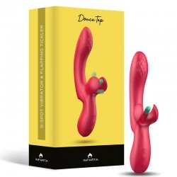 Vibrador Punto G Recargable con Flapping Tickler Douce Tap