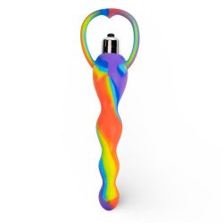 Dilatador Anal Inexpulsable Siliconado Rainbow Twist