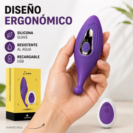 Vibrador con Control Remoto Zinora