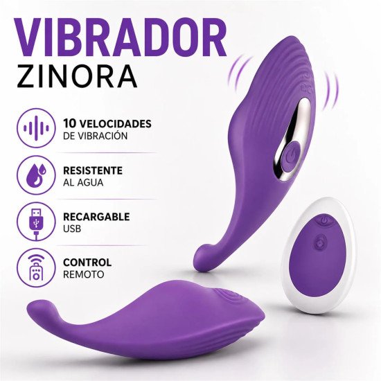 Vibrador con Control Remoto Zinora