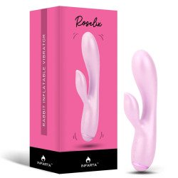 Vibrador Rabbit Inflable Roselix 