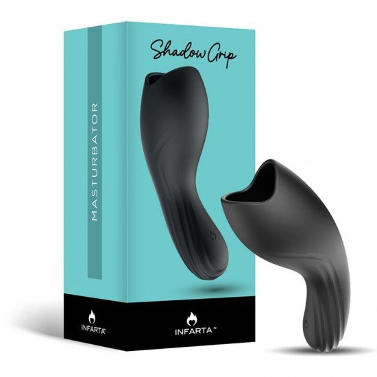 Masturbador con Vibrador Shadow Grip