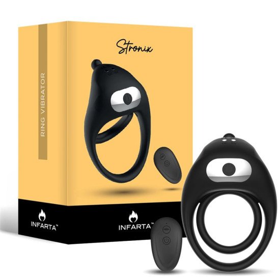 Anillo Doble con Estimulador de Clítoris Stronix