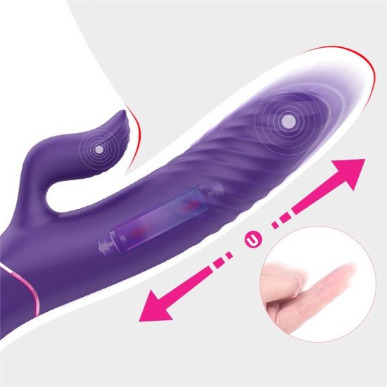 Vibrador Rabbit de Silicona Recargable con Calor Lumos