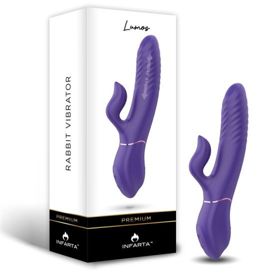 Vibrador Rabbit de Silicona Recargable con Calor Lumos