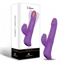Vibrador Rabbit de Silicona Recargable con Calor Eclipse