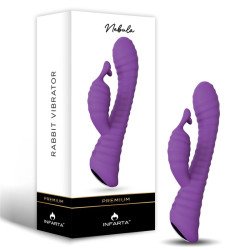 Vibrador Rabbit de Silicona Recargable Nebula